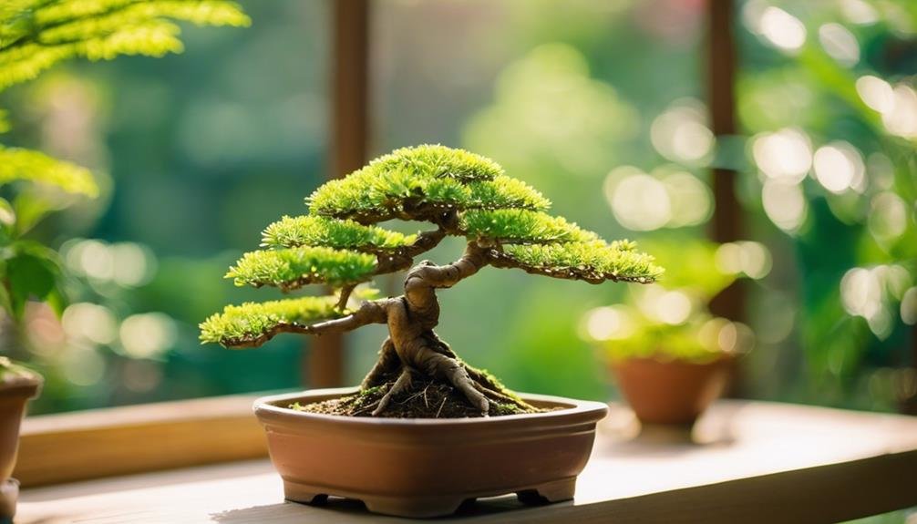 optimal bonsai tree placement